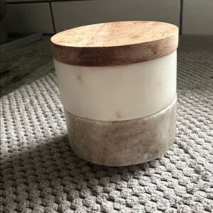 Hearth & Hand Natural Stone salt and pepper holder